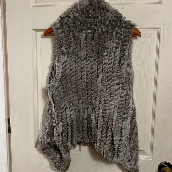 Rudsak Rabbit Fur Vest - Picture 2 of 2
